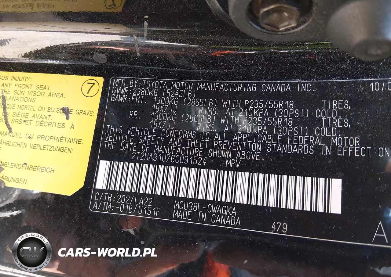 2006 Lexus Rx 330 VIN:2T2HA31U76C091524 - 9