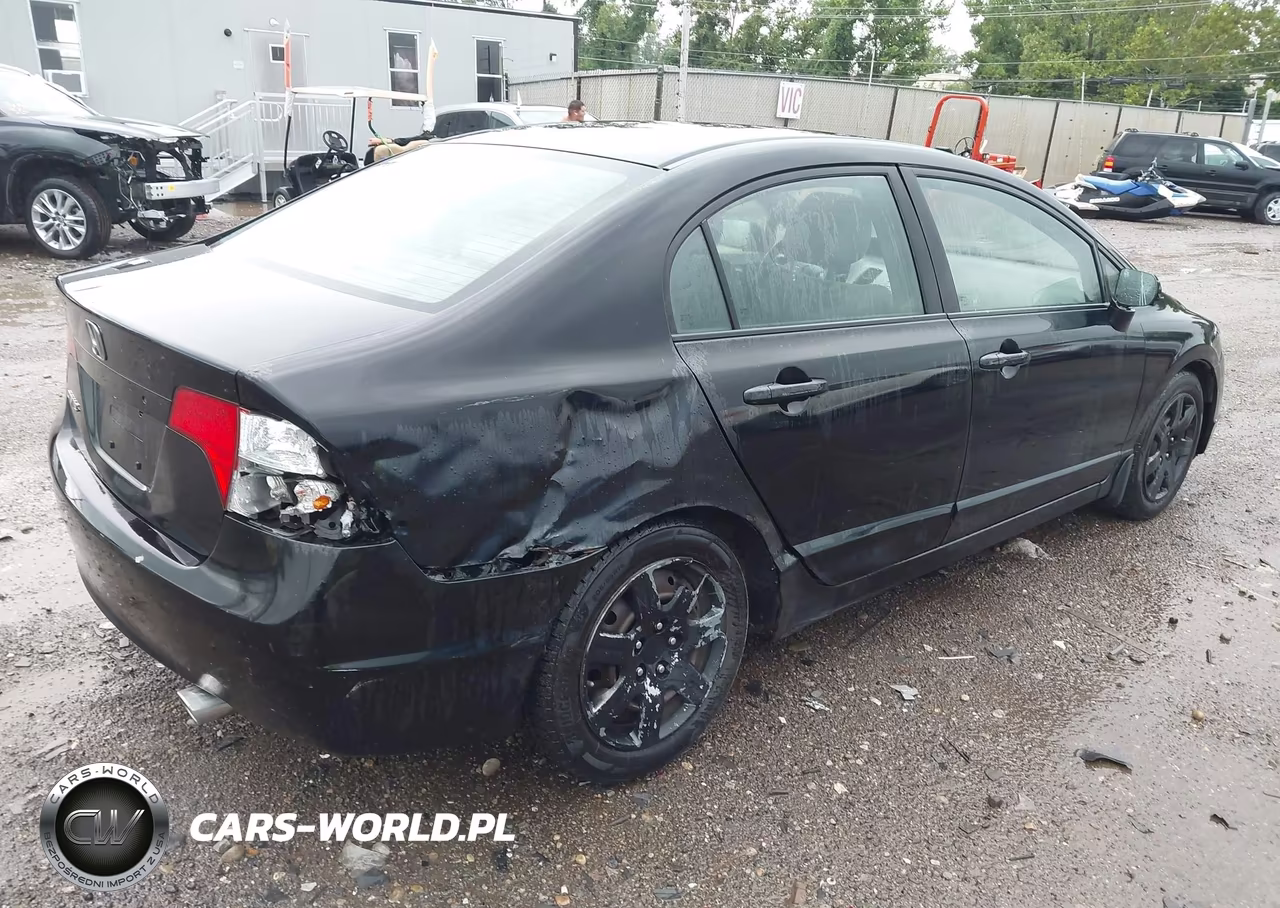 2008 Honda Civic Lx VIN:1HGFA15568L051449 - 4