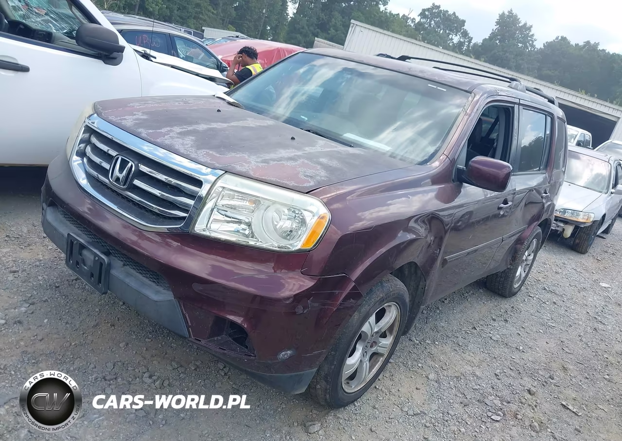 2012 Honda Pilot Ex-L VIN:5FNYF3H72CB013259 - 2