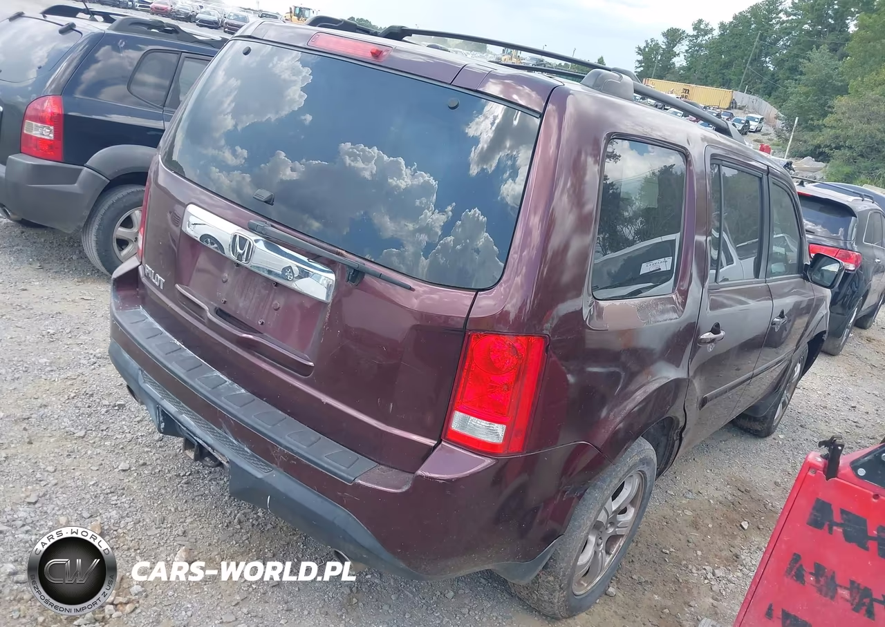 2012 Honda Pilot Ex-L VIN:5FNYF3H72CB013259 - 4