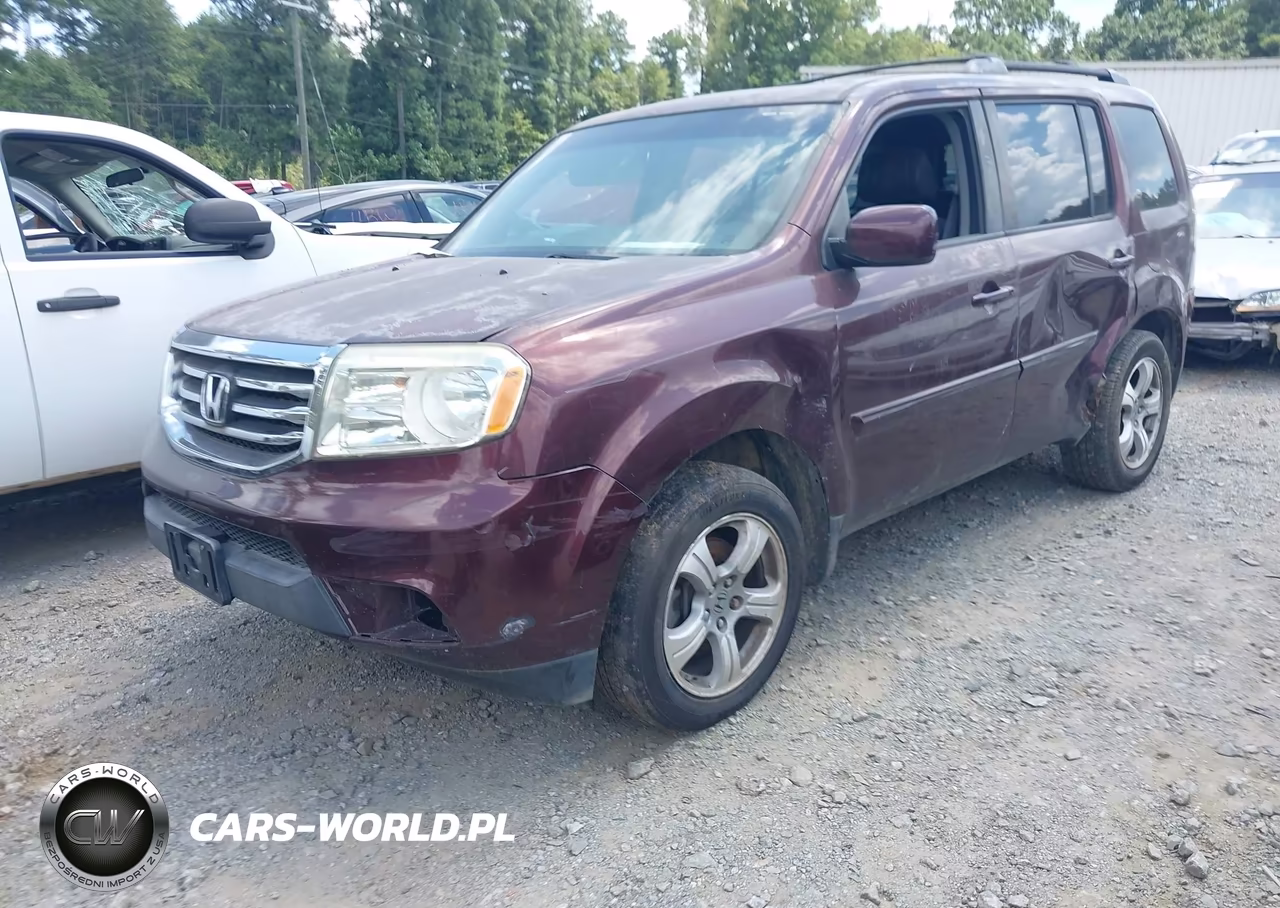 2012 Honda Pilot Ex-L VIN:5FNYF3H72CB013259 - 6