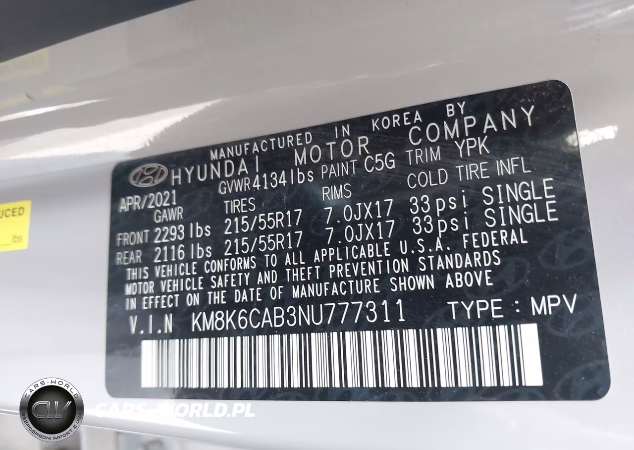 2022 Hyundai Kona Sel VIN:KM8K6CAB3NU777311 - 9