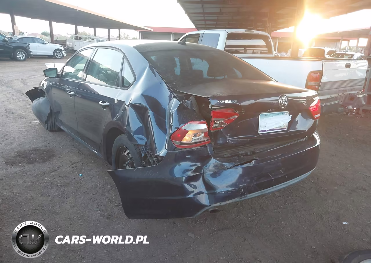 2014 Volkswagen Passat 2.5L Wolfsburg Edition VIN:1VWAP7A36EC022122 - 3