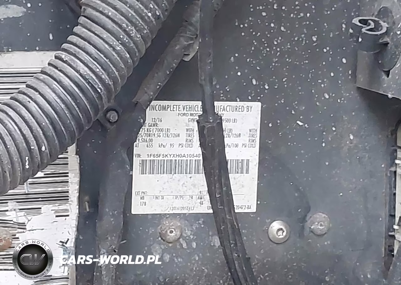 2017 Ford F-59 Commercial Stripped VIN:1F65F5KYXH0A10540 - 8