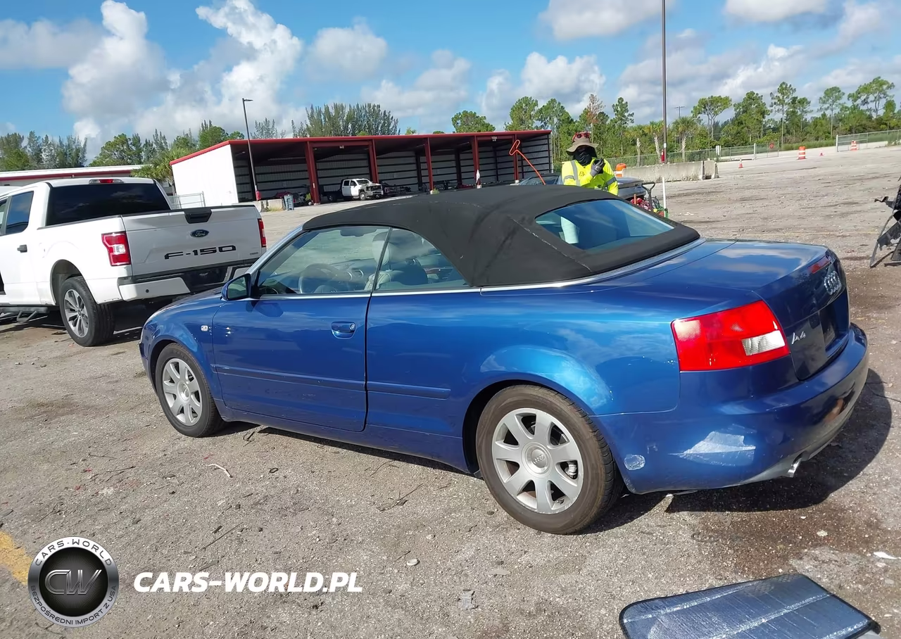 2004 Audi A4 3.0 VIN:WAUAT48H54K009331 - 3