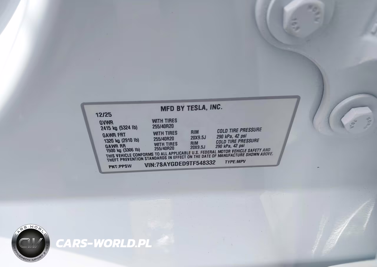 2026 Tesla Model Y Premium Rear-Wheel Drive-Rear-Wheel Drive VIN:7SAYGDED9TF548332 - 9