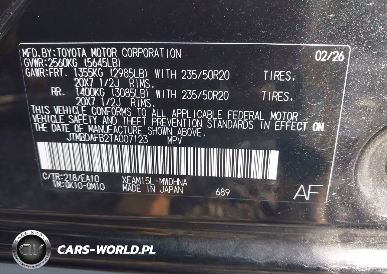 2026 Toyota Bz Limited VIN:JTMBDAFB2TA007123 - 9