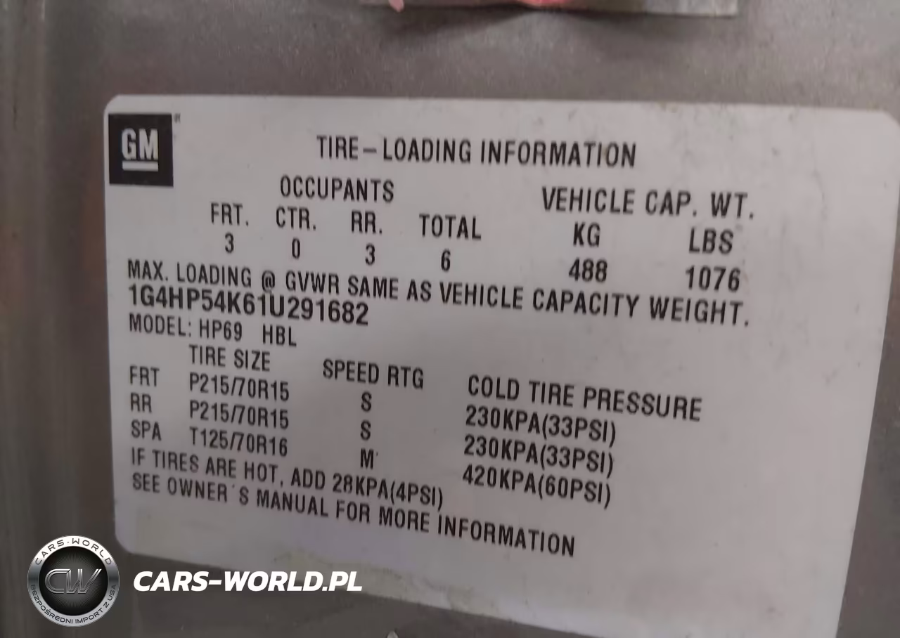 2001 Buick Lesabre Custom VIN:1G4HP54K61U291682 - 9