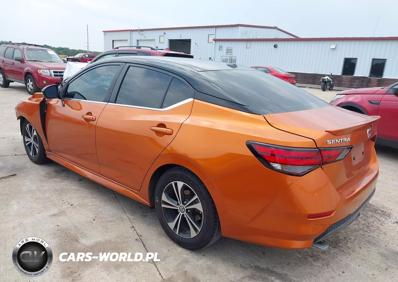 2021 Nissan Sentra Sr Xtronic Cvt VIN:3N1AB8DV4MY252870 - 3