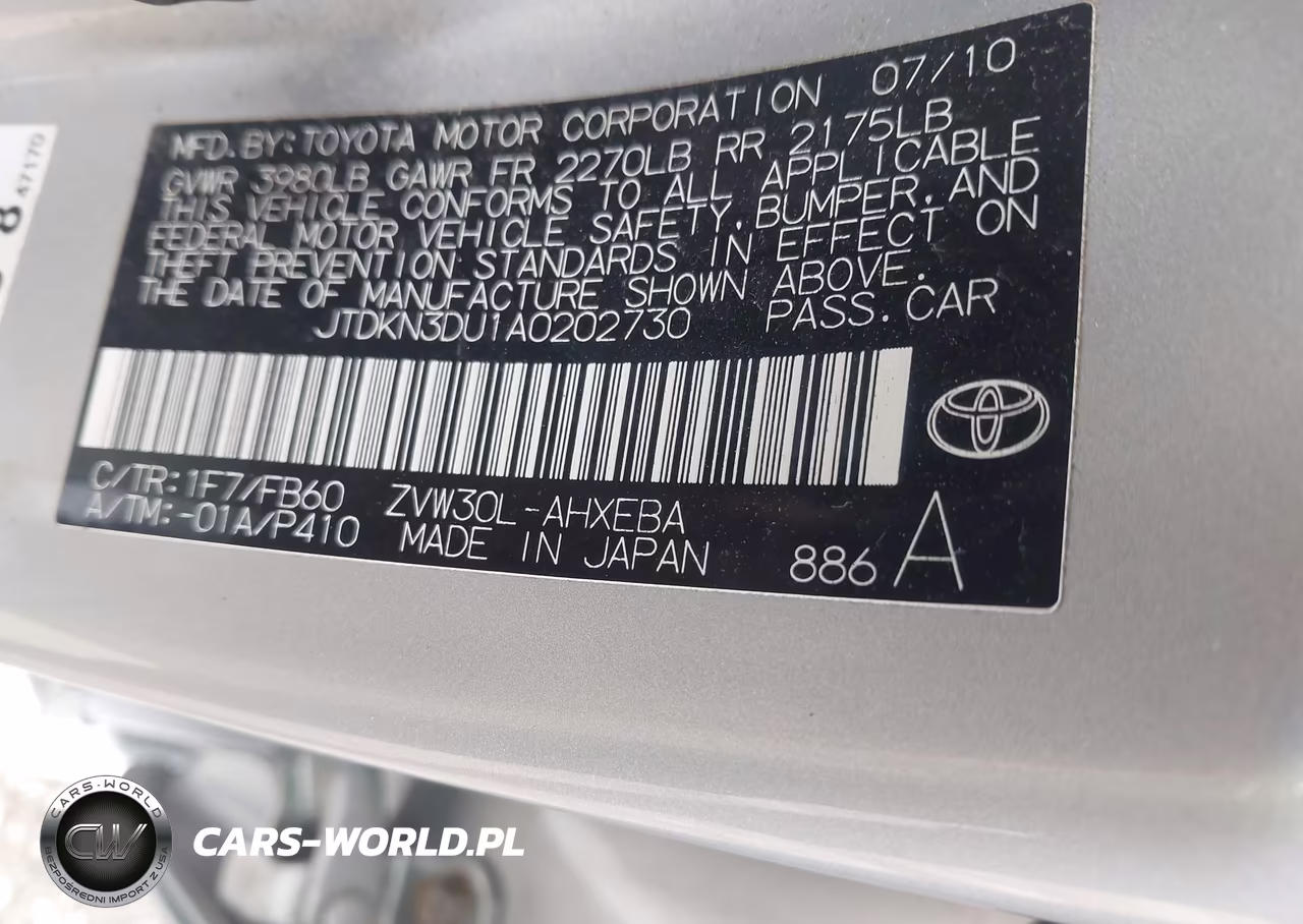 2010 Toyota Prius Ii VIN:JTDKN3DU1A0202730 - 9