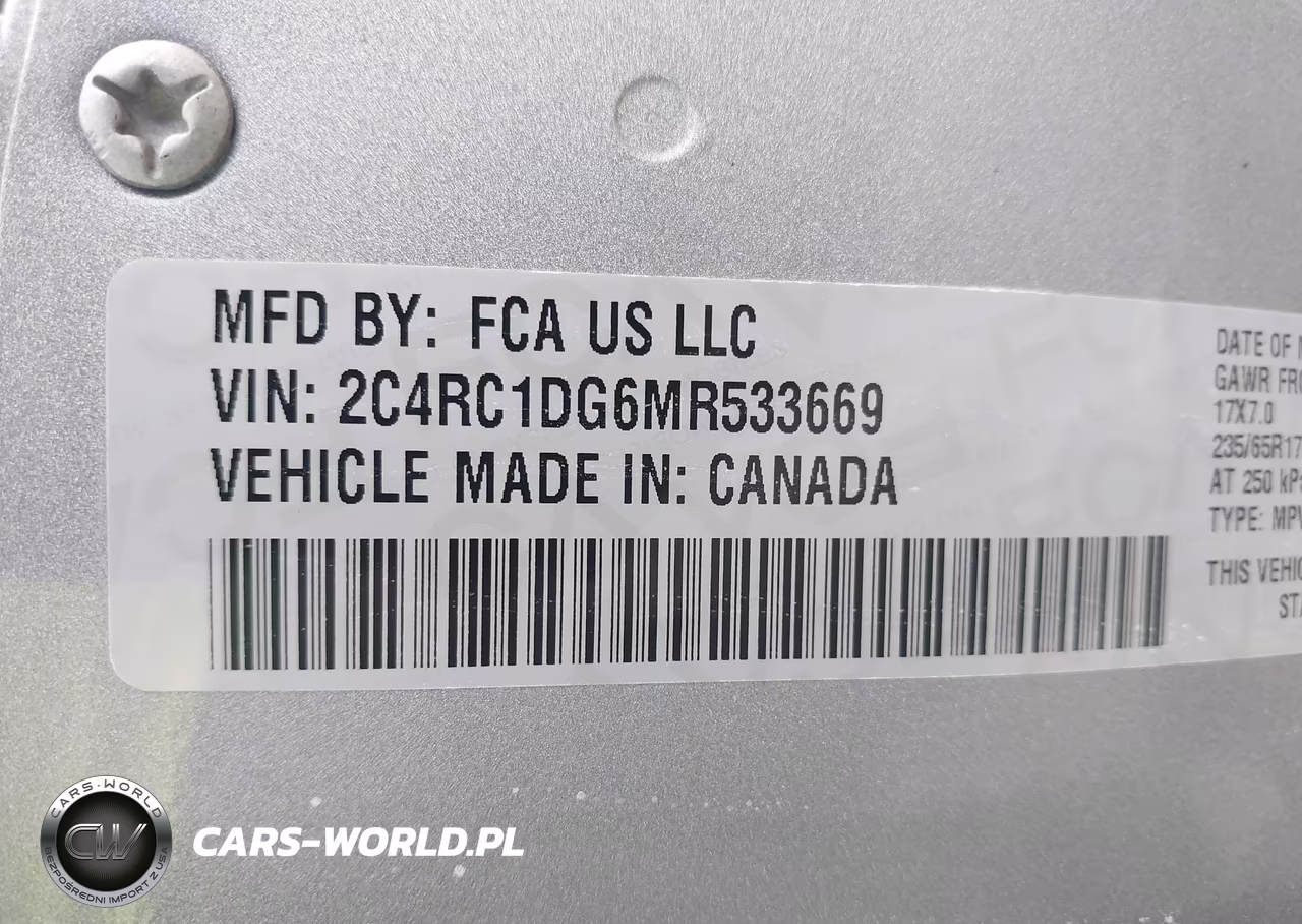 2021 Chrysler Voyager Lxi VIN:2C4RC1DG6MR533669 - 9