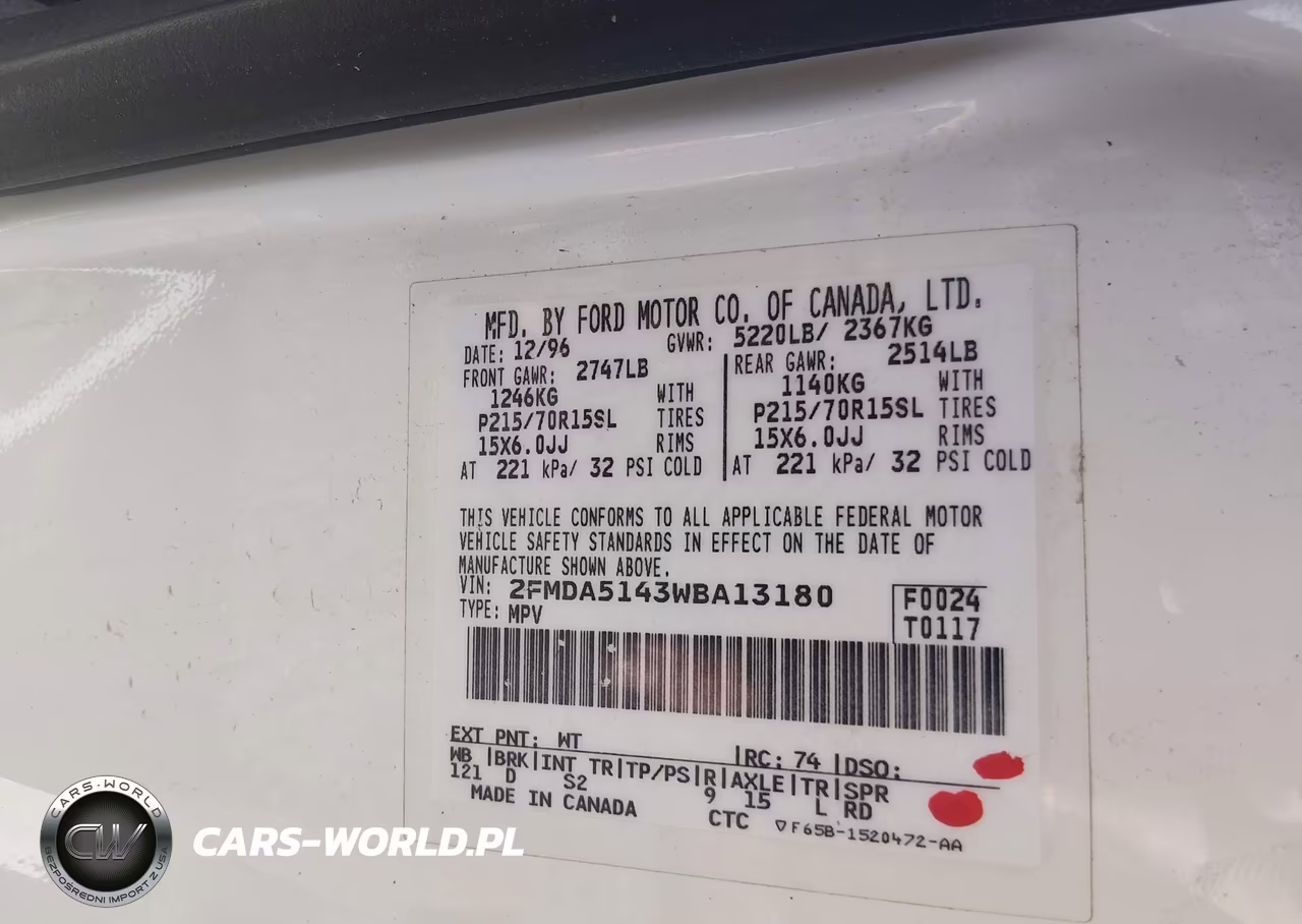 1998 Ford Windstar Gl-Limited-Lx VIN:2FMDA5143WBA13180 - 9