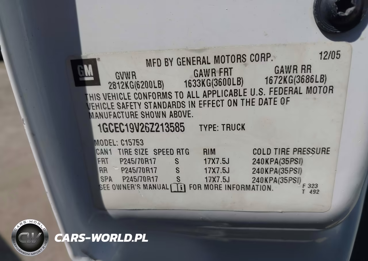 2006 Chevrolet Silverado 1500 Work Truck VIN:1GCEC19V26Z213585 - 9