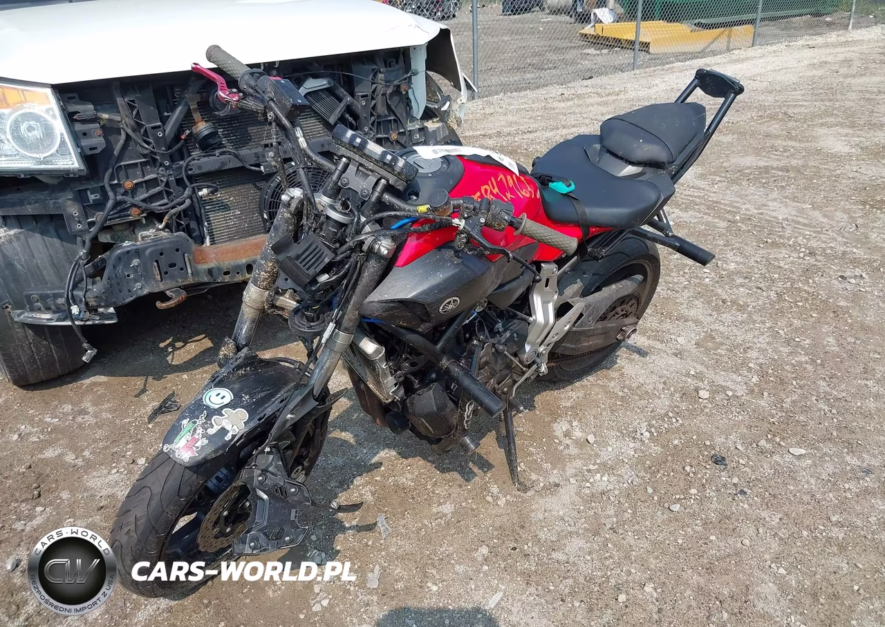 2015 Yamaha Fz07 VIN:JYARM06E9FA001077 - 2