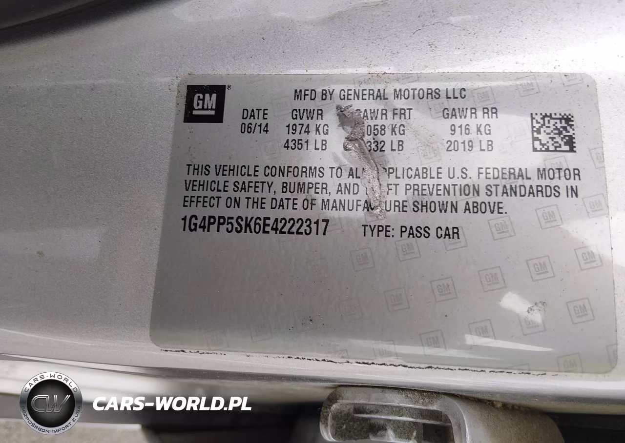 2014 Buick Verano VIN:1G4PP5SK6E4222317 - 9