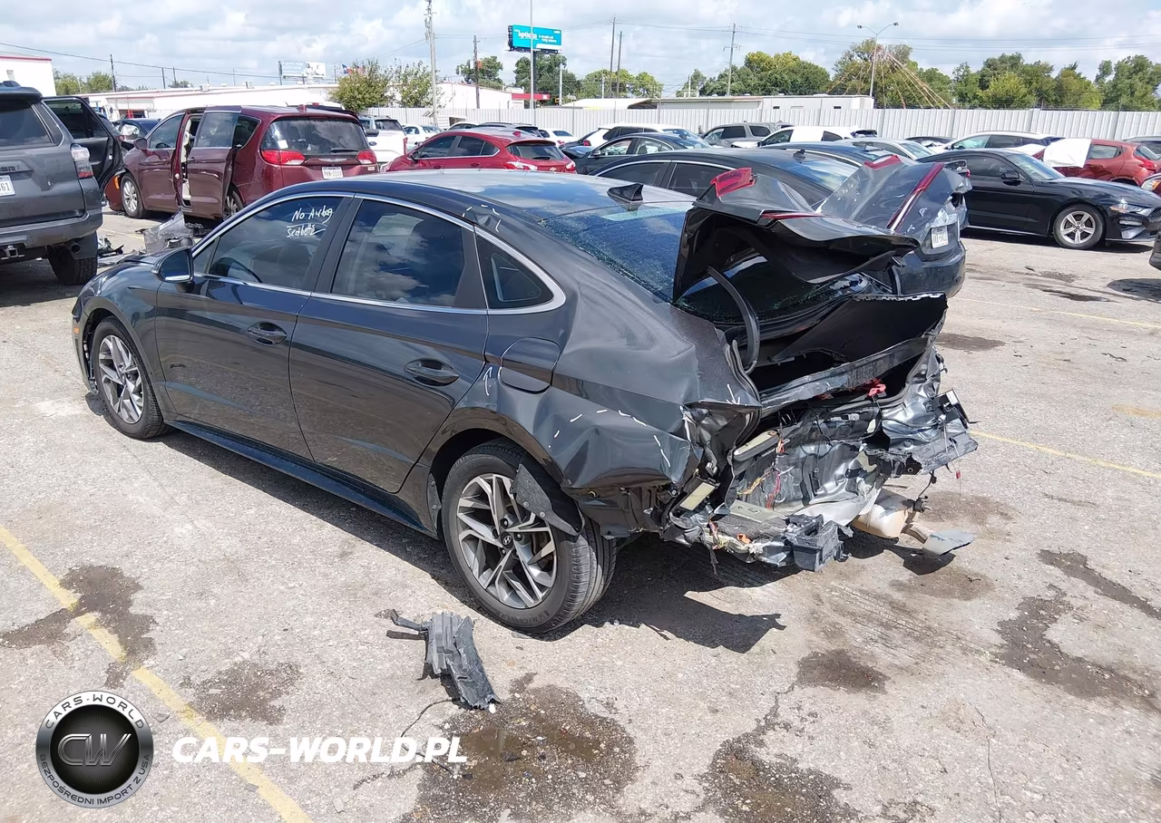 2021 Hyundai Sonata Sel VIN:KMHL64JA0MA160918 - 3