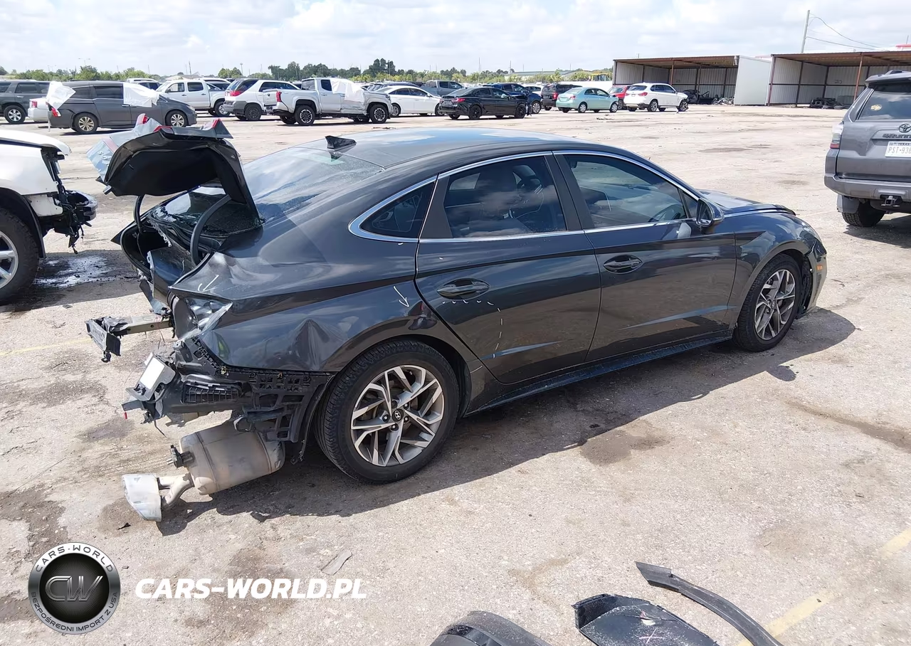2021 Hyundai Sonata Sel VIN:KMHL64JA0MA160918 - 4