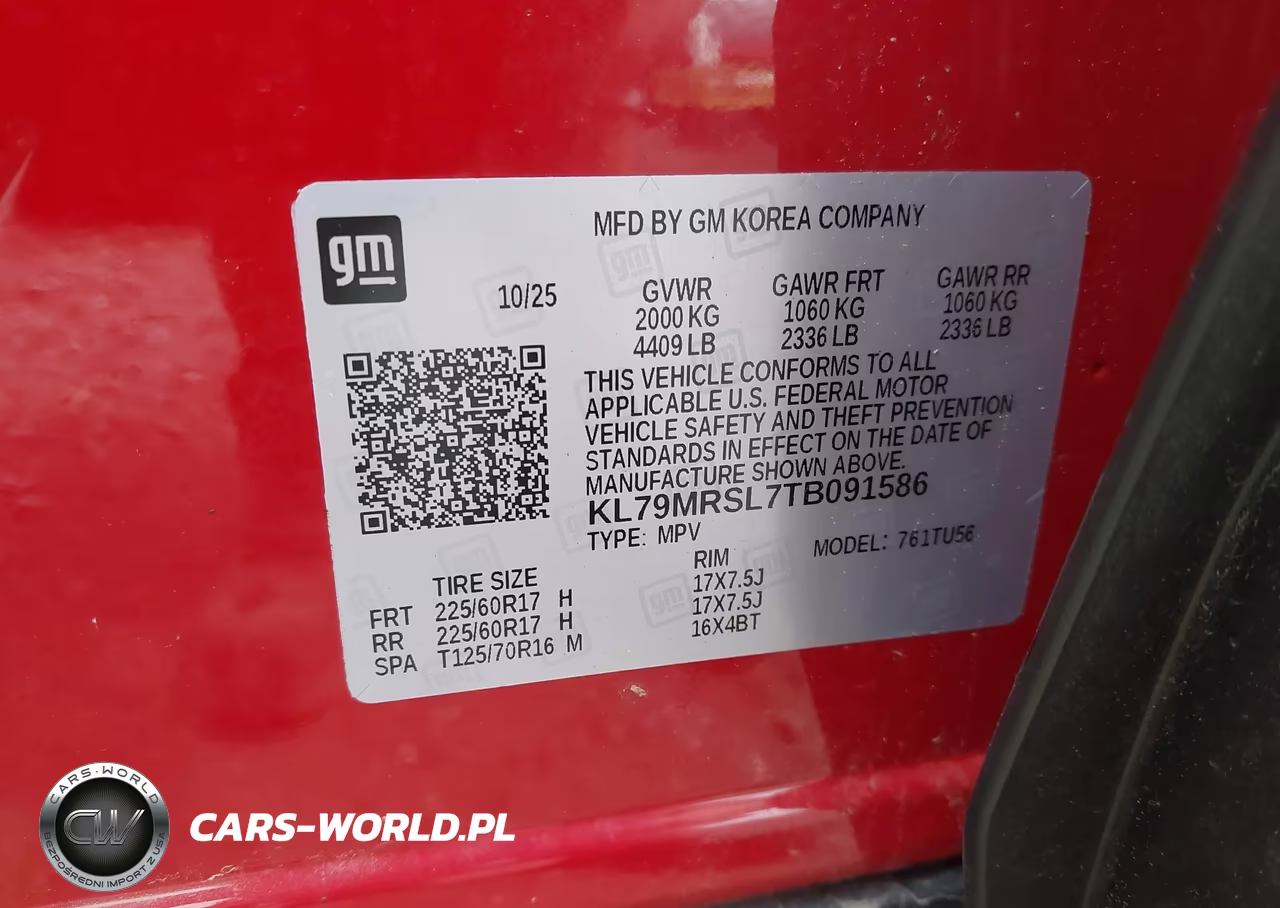 2026 Chevrolet Trailblazer Awd Lt VIN:KL79MRSL7TB091586 - 9