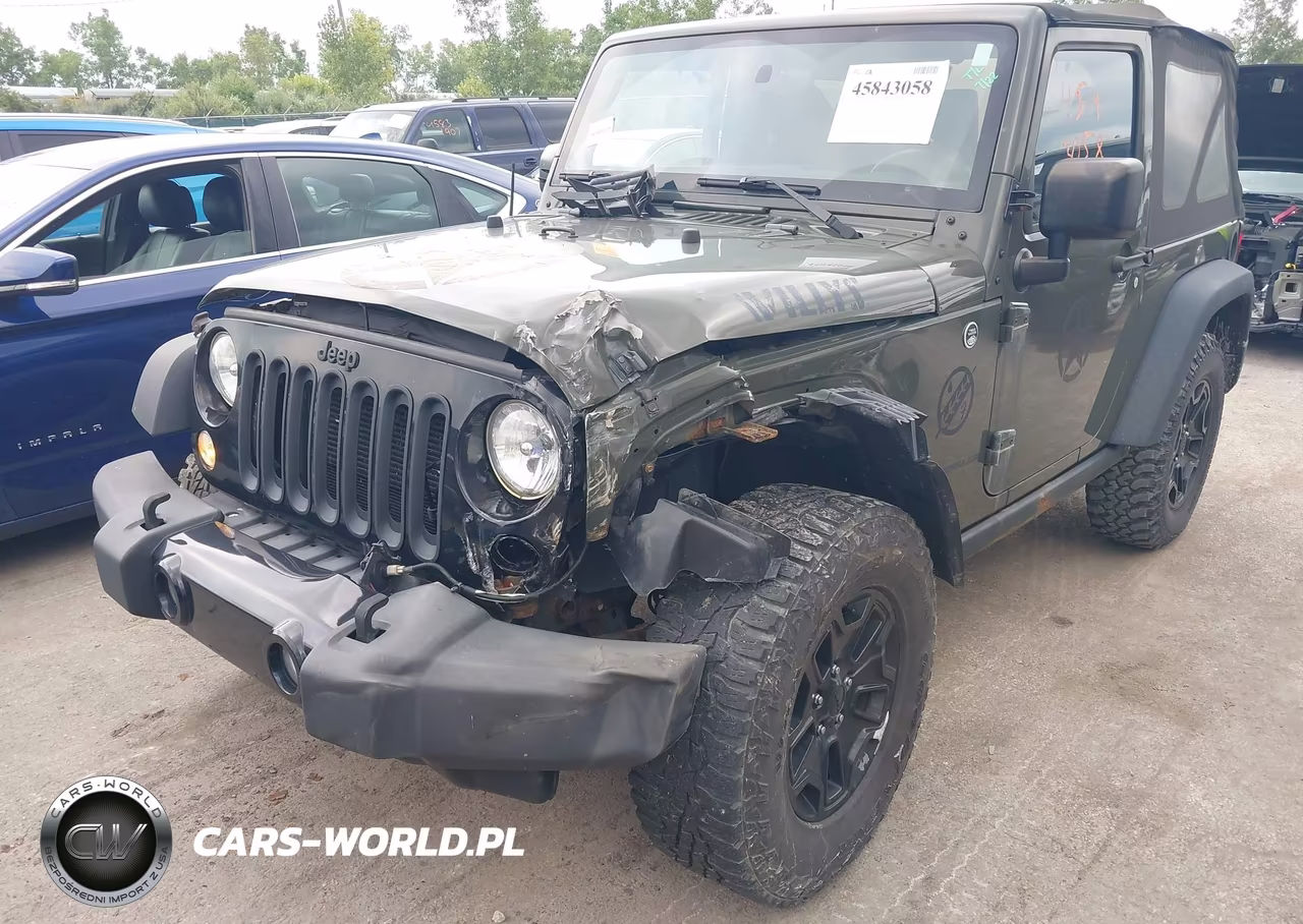 2015 Jeep Wrangler Willys Wheeler VIN:1C4AJWAG9FL592635 - 6