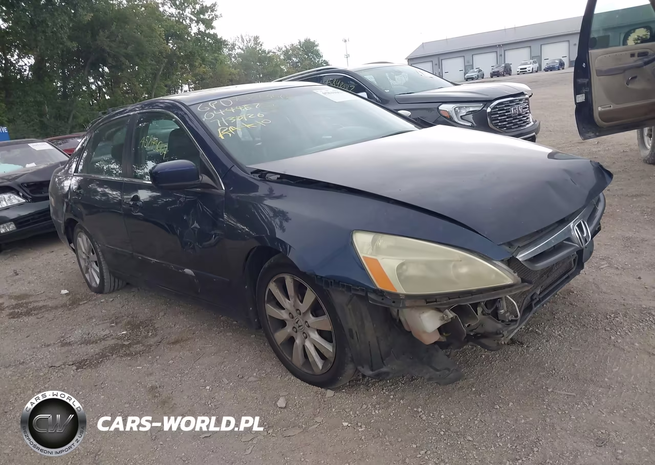 2007 Honda Accord 3.0 Ex VIN:1HGCM66537A044457 - 1