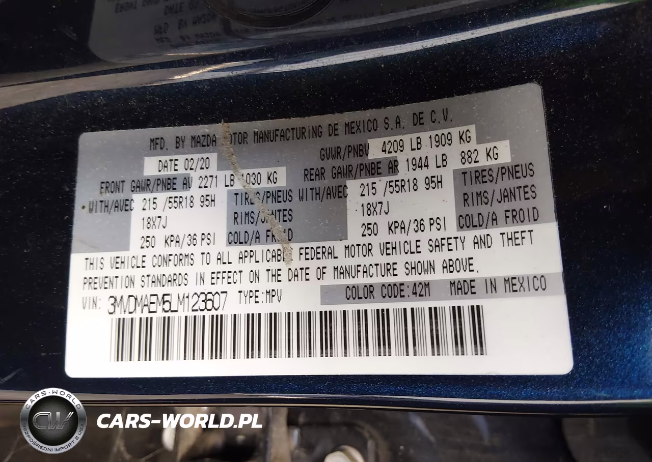 2020 Mazda Cx-30 Premium Package VIN:3MVDMAEM5LM123607 - 9