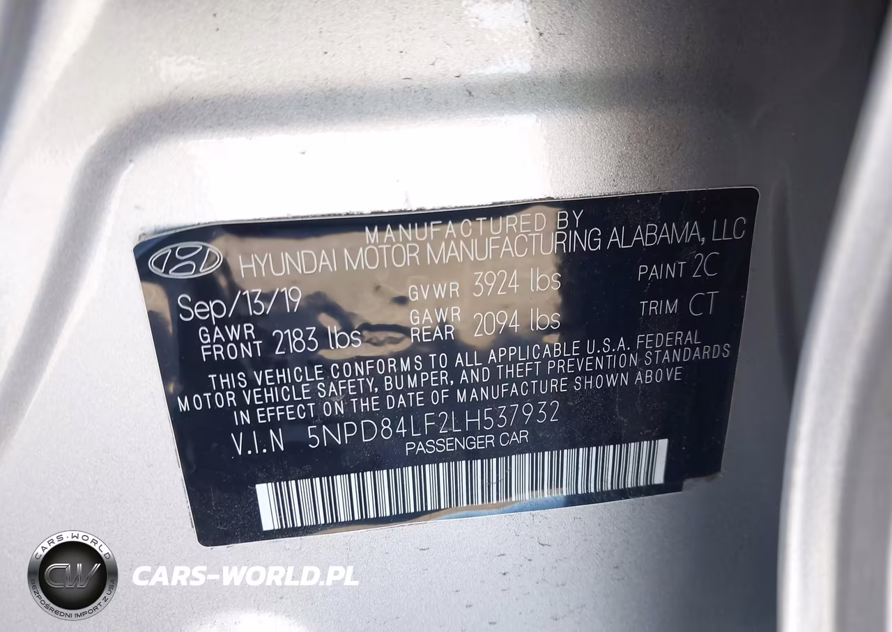 2020 Hyundai Elantra Sel VIN:5NPD84LF2LH537932 - 9