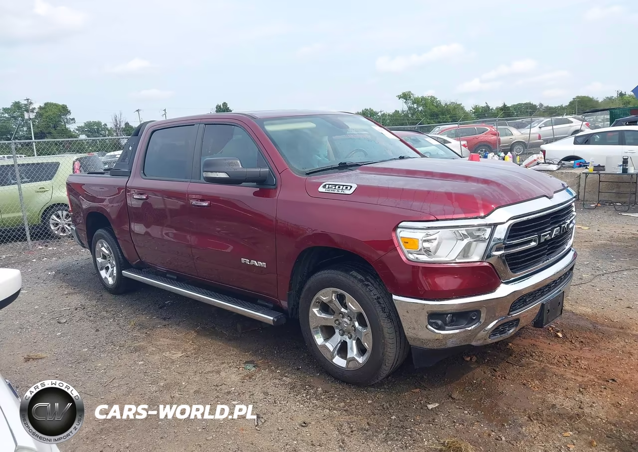 2019 Ram 1500 Big Horn-Lone Star 4X4 5'7 Box VIN:1C6SRFFT9KN736970 - 1