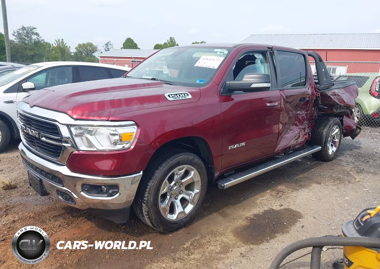 2019 Ram 1500 Big Horn-Lone Star 4X4 5'7 Box VIN:1C6SRFFT9KN736970 - 2