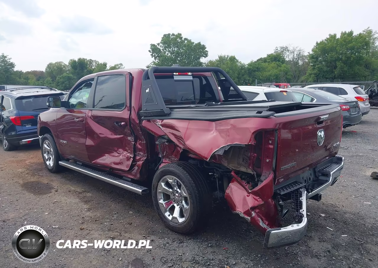 2019 Ram 1500 Big Horn-Lone Star 4X4 5'7 Box VIN:1C6SRFFT9KN736970 - 3