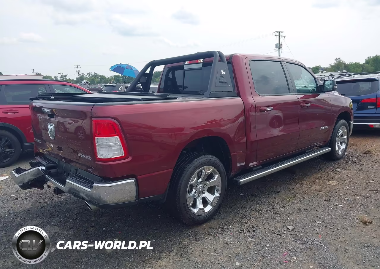 2019 Ram 1500 Big Horn-Lone Star 4X4 5'7 Box VIN:1C6SRFFT9KN736970 - 4