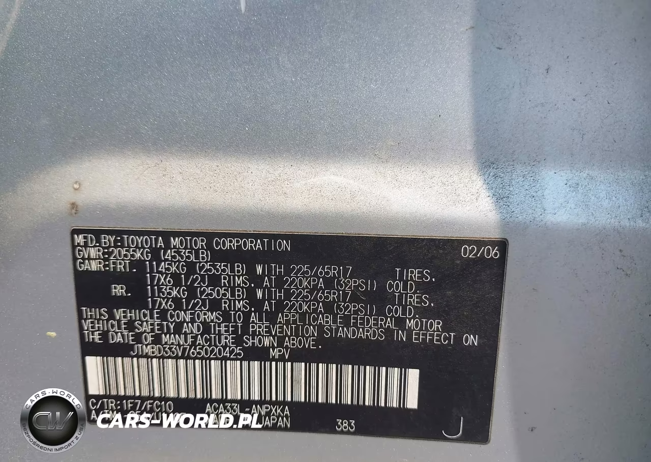 2006 Toyota Rav4 VIN:JTMBD33V765020425 - 9