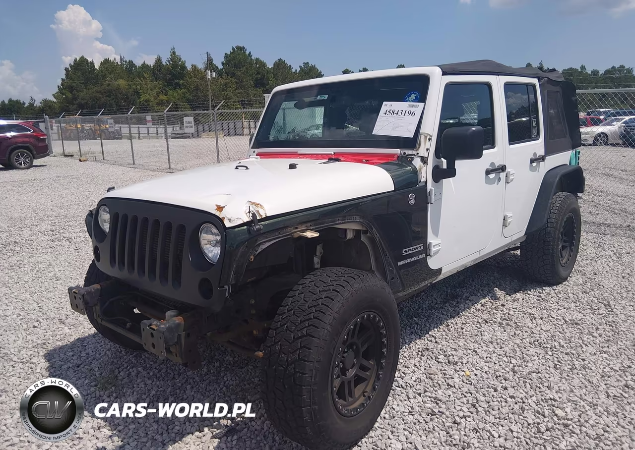 2018 Jeep Wrangler Jk Unlimited Sport S 4X4 VIN:1C4HJWDG6JL925781 - 2