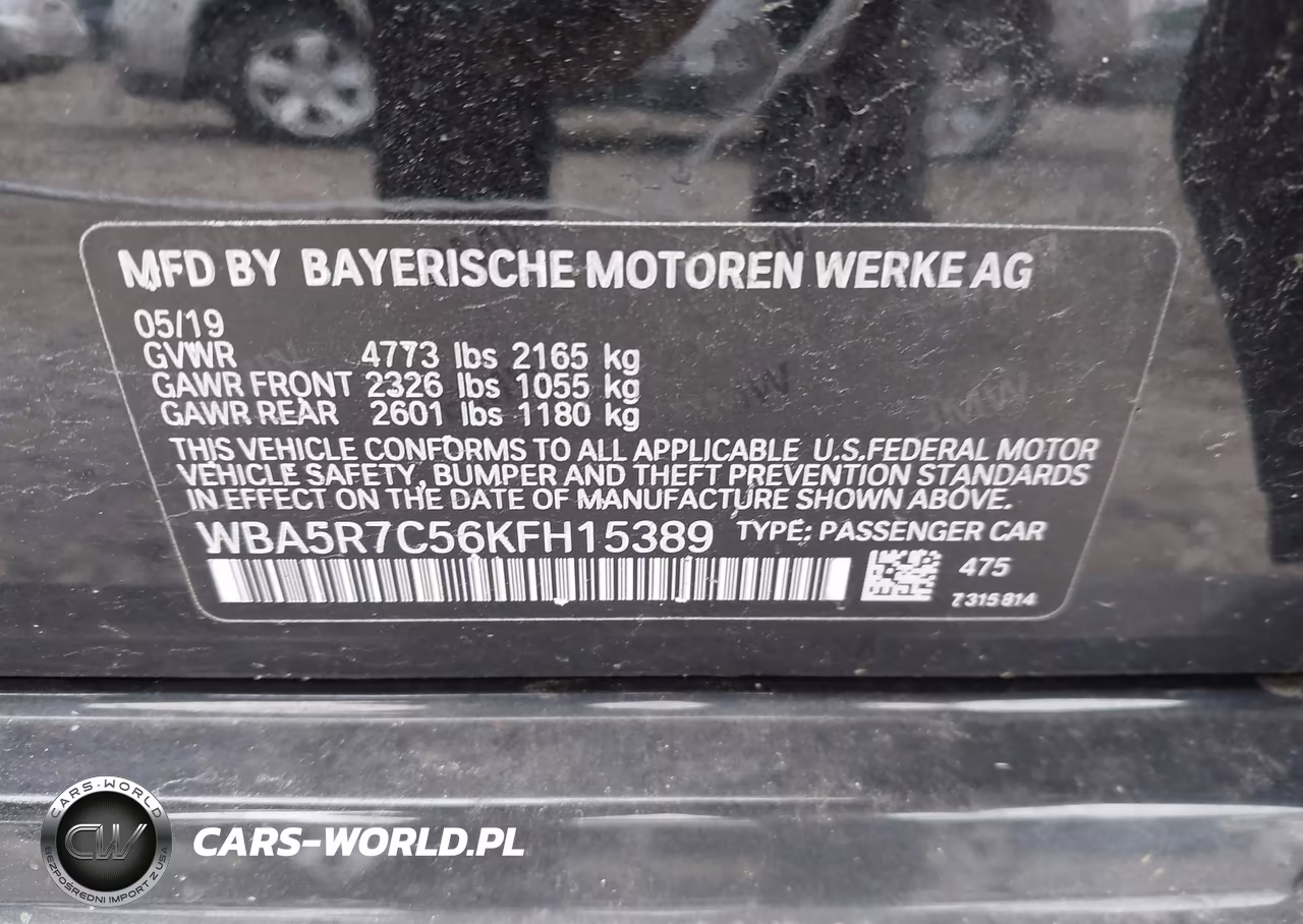 2019 BMW 330I xDrive VIN:WBA5R7C56KFH15389 - 9