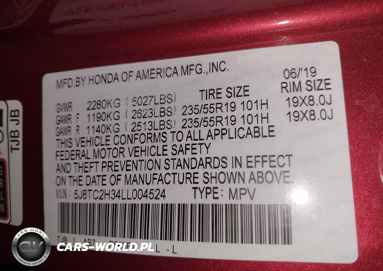 2020 Acura Rdx Standard VIN:5J8TC2H34LL004524 - 9