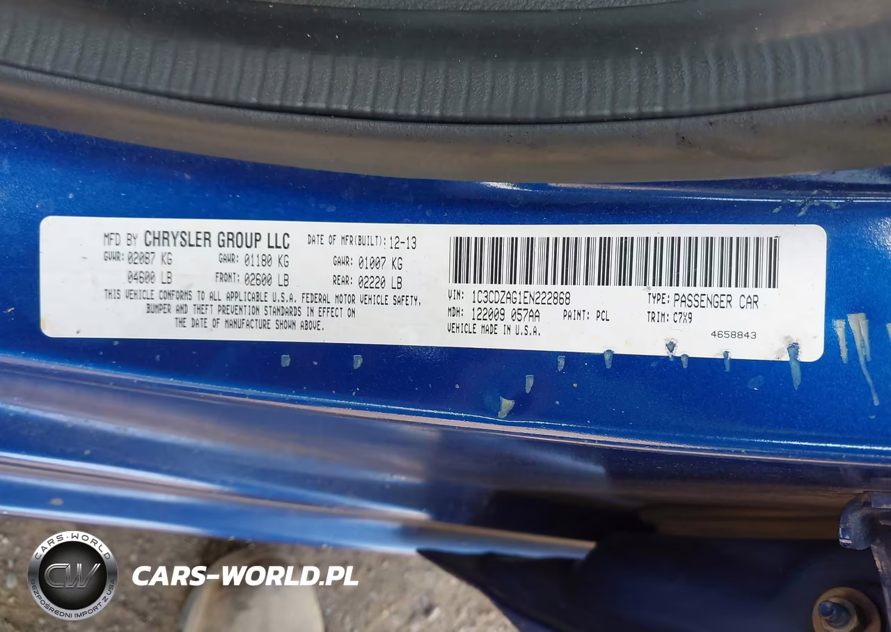 2014 Dodge Avenger Se VIN:1C3CDZAG1EN222868 - 9