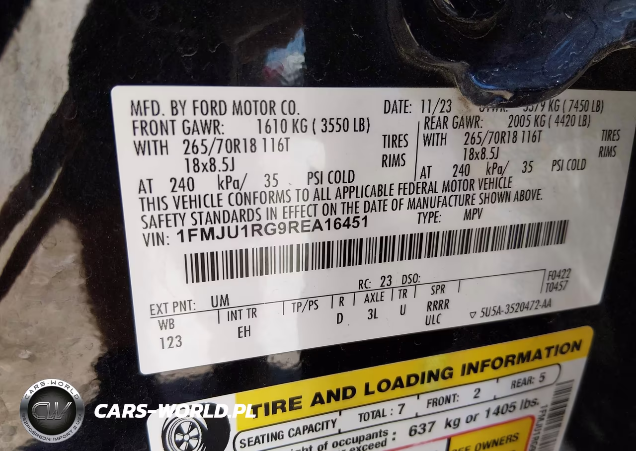 2024 Ford Expedition Timberline VIN:1FMJU1RG9REA16451 - 9