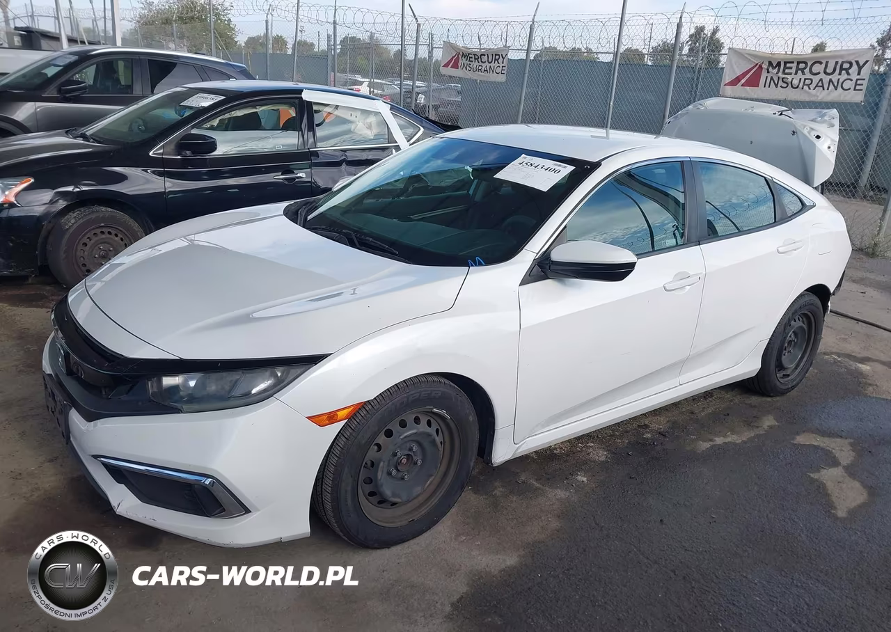 2020 Honda Civic Lx VIN:2HGFC2F63LH582542 - 2