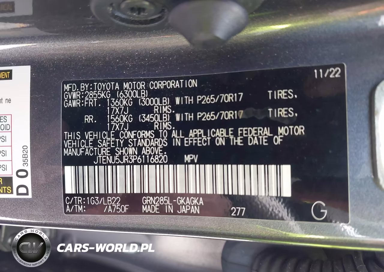 2023 Toyota 4Runner Sr5 Premium VIN:JTENU5JR3P6116820 - 9