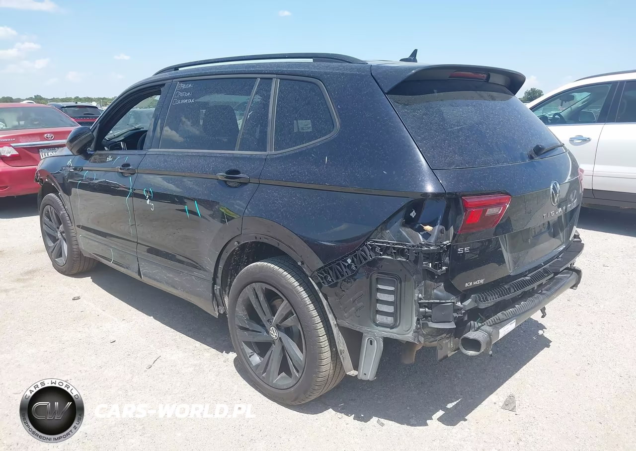 2024 Volkswagen Tiguan 2.0T Se R-Line Black VIN:3VVCB7AXXRM224156 - 3