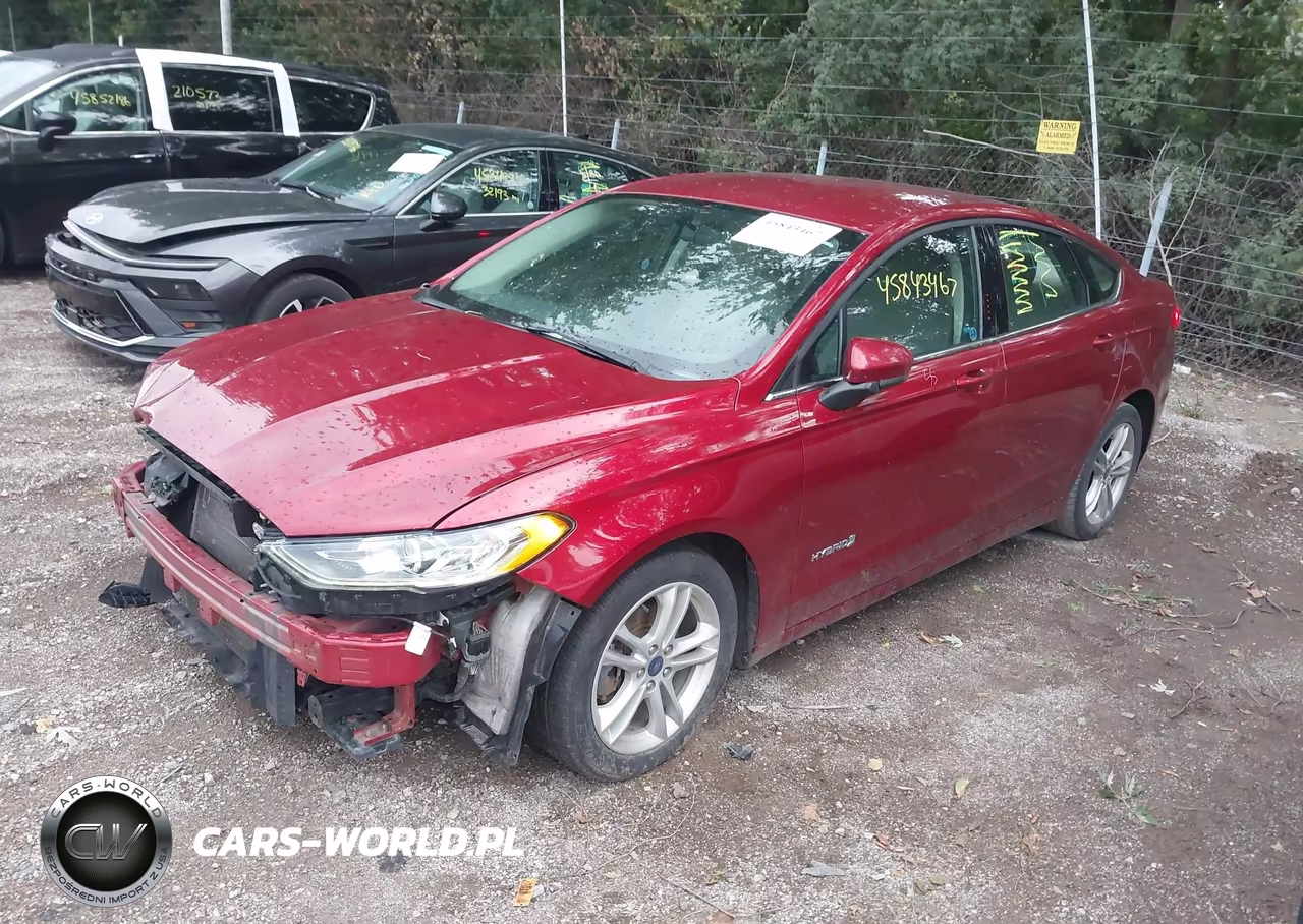 2018 Ford Fusion Hybrid Se VIN:3FA6P0LU1JR152493 - 2