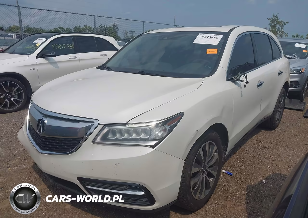 2016 Acura Mdx Technology Acurawatch Plus Packages-Technology Package VIN:5FRYD4H48GB022229 - 2