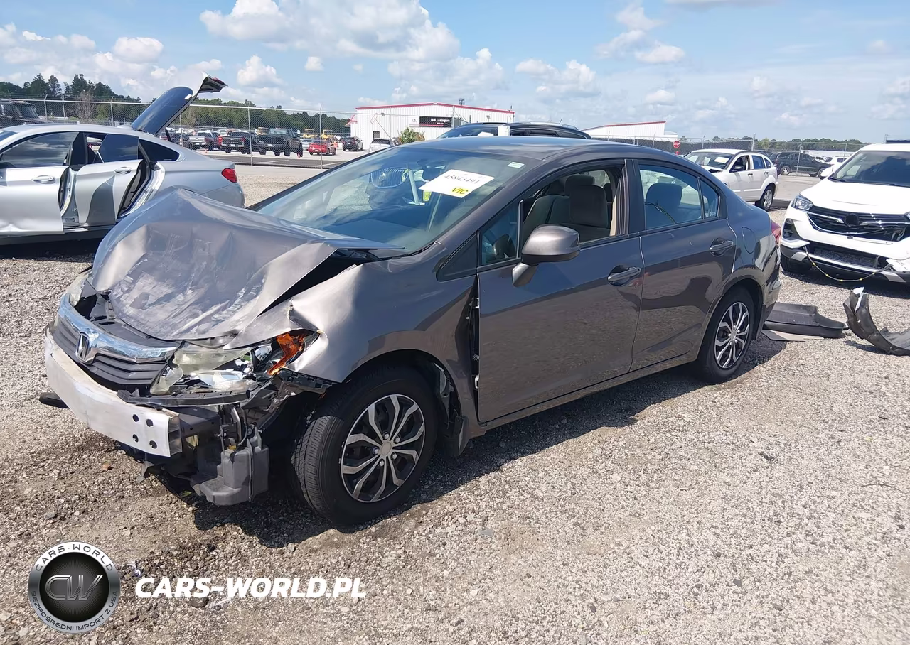 2012 Honda Civic Lx VIN:19XFB2F54CE108068 - 2