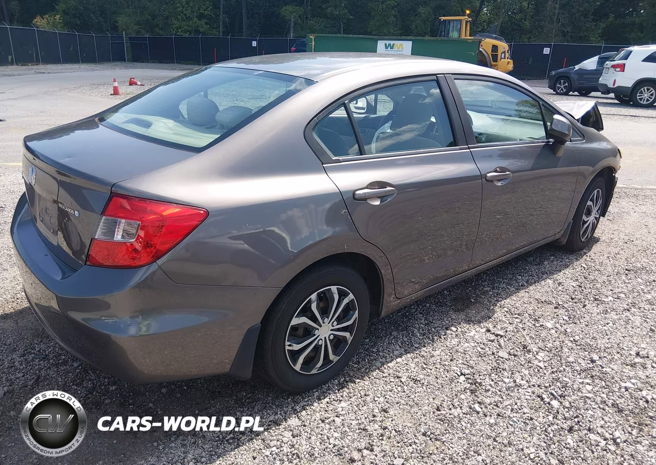 2012 Honda Civic Lx VIN:19XFB2F54CE108068 - 4