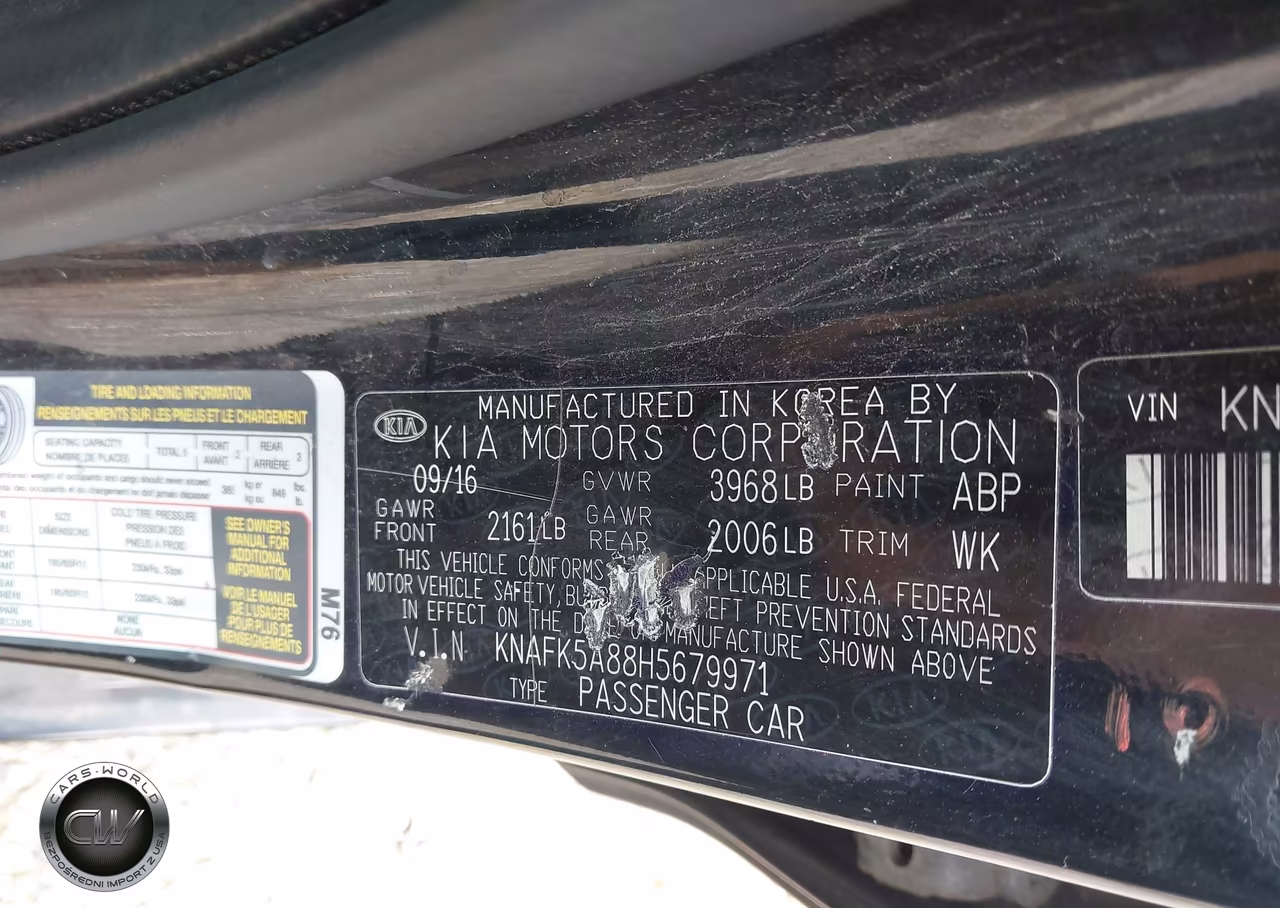 2017 Kia Forte Lx VIN:KNAFK5A88H5679971 - 9