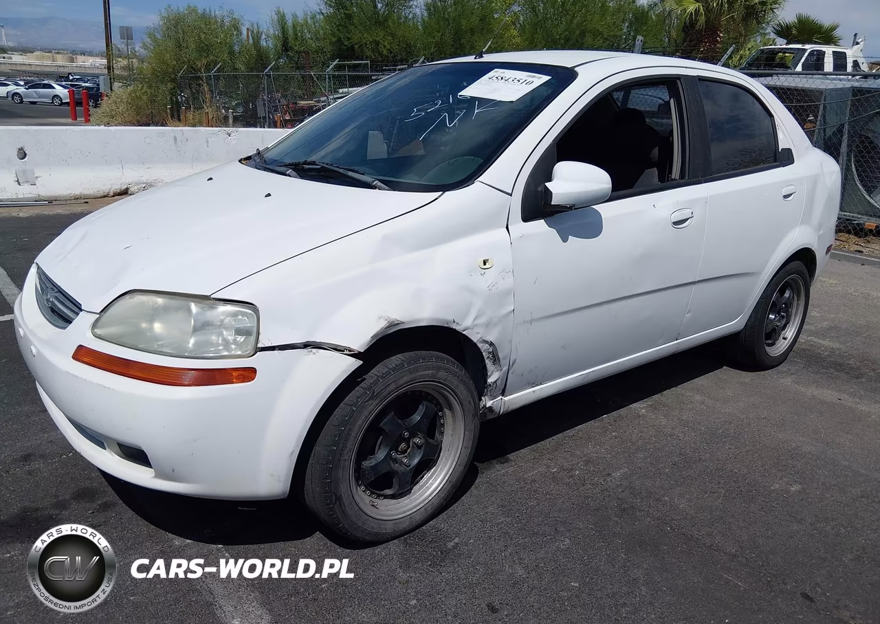 2006 Chevrolet Aveo Ls VIN:KL1TD56656B521682 - 2