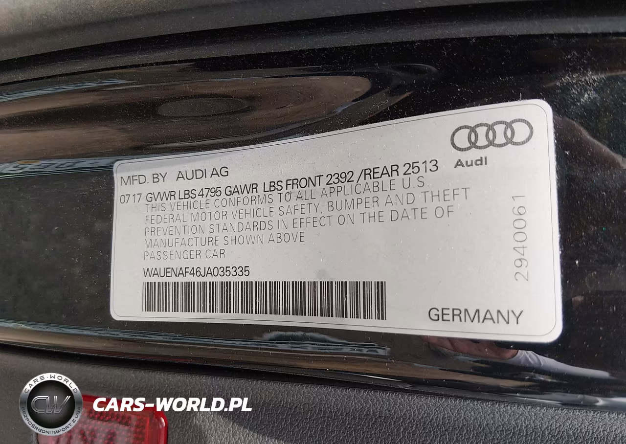 2018 Audi A4 2.0T Premium-2.0T Tech Premium VIN:WAUENAF46JA035335 - 9