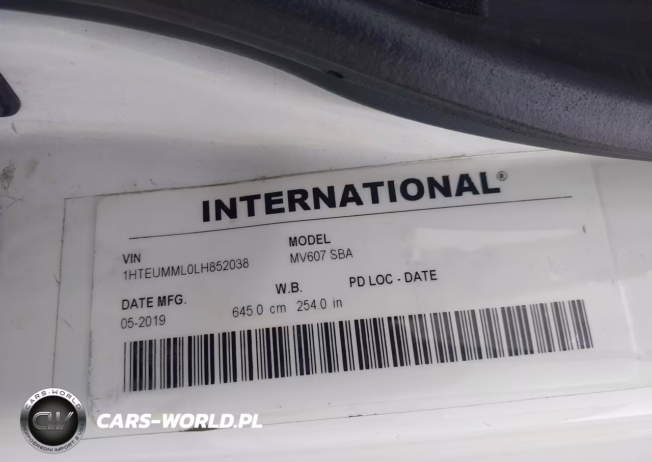 2020 International Mv VIN:1HTEUMML0LH852038 - 8