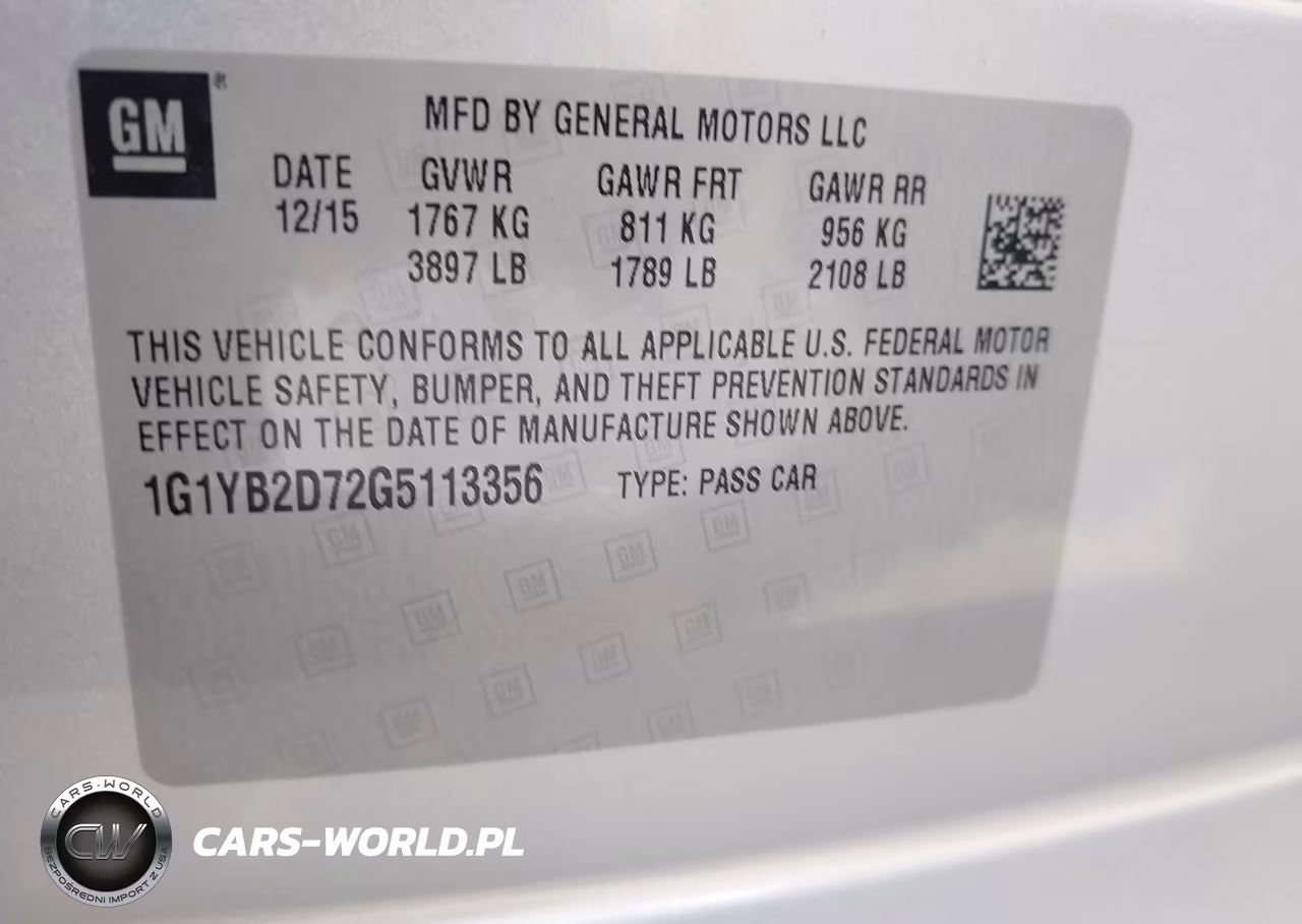 2016 Chevrolet Corvette Stingray VIN:1G1YB2D72G5113356 - 9
