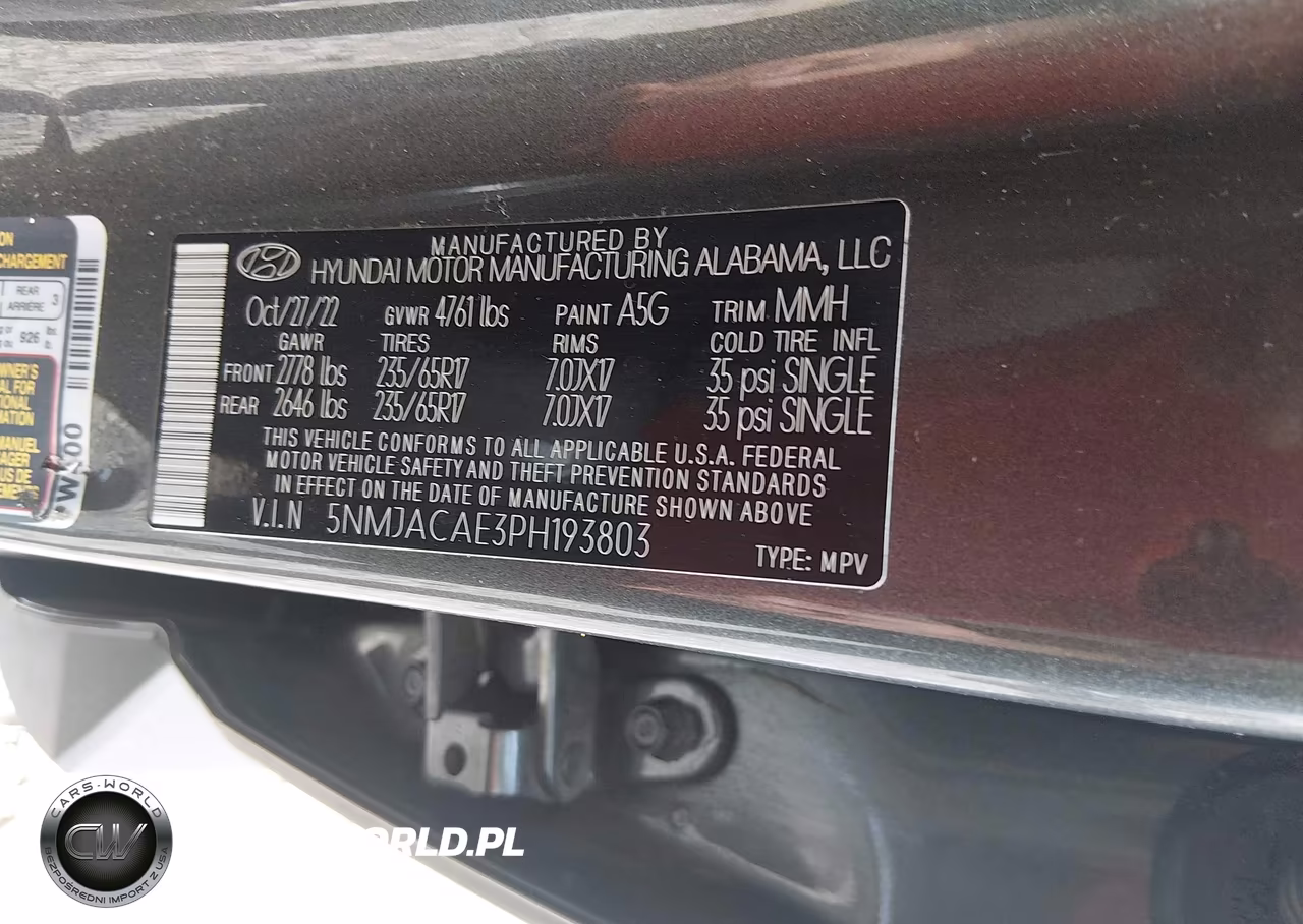 2023 Hyundai Tucson Se VIN:5NMJACAE3PH193803 - 9
