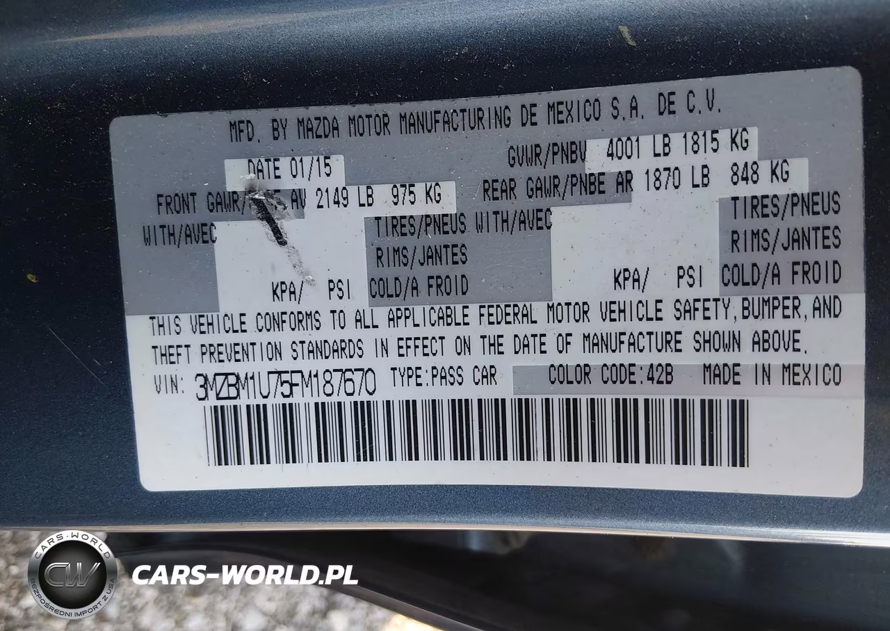 2015 Mazda Mazda3 I Sport VIN:3MZBM1U75FM187670 - 9